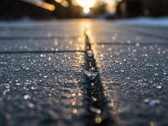 Opady marznące w Łódzkiem. Ślisko na drogach i chodnikach