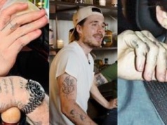 Brooklyn Beckham usuwa KOLEJNE "rodzinne" tatuaże. Tym razem pozbył się imion rodzeństwa... (FOTO)
