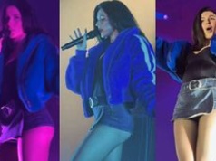 Roksana Węgiel pokazała NOGI DO NIEBA na koncercie. Kusa kreacja skradła show