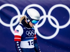 Pechowa trzynastka Lindsey Vonn. Dramatyczne sceny na olimpijskiej trasie