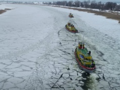 Lodołamacze wracają na Wisłę po przerwie technicznej w Przegalinie