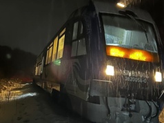 Pociąg osobowy uderzył w łosia. Interweniowały służby