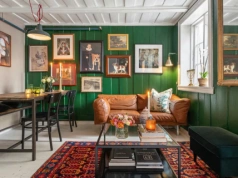 Żegnamy minimalizm. Ta zielona ściana zmienia wszystko