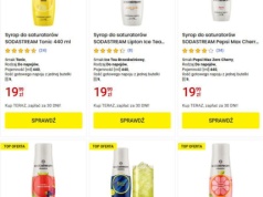 Ekstra promocja SodaStream. Trzeci syrop za 1zł!