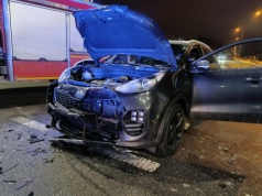 Lublin: Było czerwone, jednak wjechał na skrzyżowanie. Audi zderzyło się z Kią