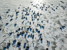 Zimowe oblężenie nad Zalewem Zegrzyńskim