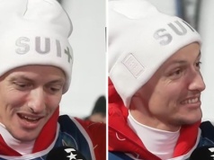 Szwajcar był tuż za Tomasiakiem. Nagle... zaczął mówić po polsku