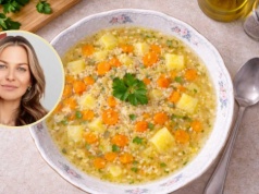 Krupnik z tą kaszą to hit kuchni Anny Lewandowskiej. Babcie złapią się za głowę
