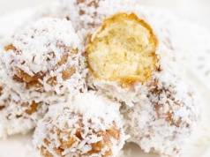 Mini pączki kokosowe