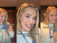 Jutta Leerdam KPI z nazywających ją "DIVĄ" kibiców i dziennikarzy, wywijając złotym medalem w rytm piosenki Beyonce. Miło? (WIDEO)