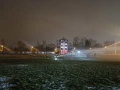 Nocna próba ognia. Strażacy szkolili się w warunkach jak z prawdziwej akcji