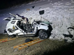 Tragiczny wypadek na drodze krajowej. Dwie osoby zginęły na miejscu, jedna trafiła do szpitala