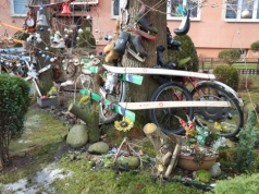 Nietypowy ogródek w Krakowie przy ulicy Celarowskiej