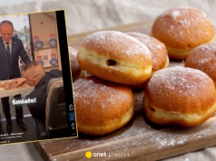 Donald Tusk obdarował współpracowników pączkami. "Czegoś zapomniałem!"