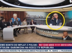 Dziwne zachowanie w programie TV Republika. „Lewy, prawy, podbródkowy, szybki prawy sierpowy”