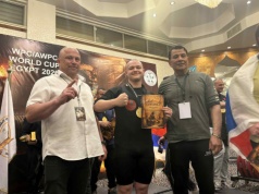 Mikołaj Gębura z Ostrowca został mistrzem świata w wyciskaniu sztangi