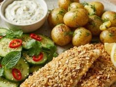 ​Złocisty okoń w otrębowo-parmezanowej panierce. Piątkowy klasyk w aranżacji Mateusza Gesslera