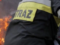 Pod Glinojeckiem spłonął budynek