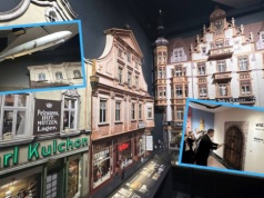 Wystawa w wieży ratuszowej gotowa! Są kamieniczki z lat 20. i 30. XX w., a nawet Zeppelin