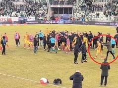 Gigantyczna awantura po meczu Ekstraklasy! Pięści i butelki poszły w ruch