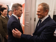 "Mam na imię Donald". Tusk spotkał się z Magyarem. I nawiązał do wypowiedzi Kaczyńskiego