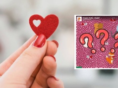 Tylko wprawne oko je wypatrzy! Znajdź serce ukryte wśród kwiatów. Zagadka na walentynki