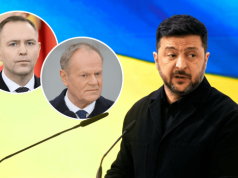 W środku nocy Zełenski wyszedł na mównicę i zabrał głos. Zwrócił się wprost do Tuska i Nawrockiego