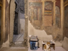 Włoscy konserwatorzy odkryli koło Pompejów starożytne freski (wideo)