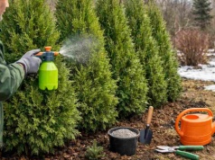 Bez wahania wrzuć pod tuje w marcu. Będą rosły jak nigdy