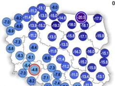 Siarczysty mróz w Chojnicach. O poranku -15,2°C