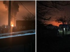 Nocny atak dronów na Rosję. Pożar w rafinerii