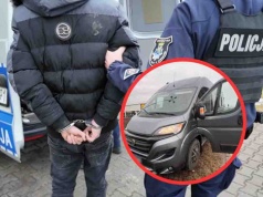 Uciekał policji kradzionym kamperem przez dwa powiaty. Był poszukiwany i naćpany