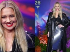 Barbara Kurdej-Szatan DEBIUTUJE na ramówce TVN w "blaszanej" spódnicy (ZDJĘCIA)