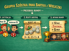 Gra GŁUPIA SZÓSTKA PANA BARTKA – Stupid Six by Pan Bartek.