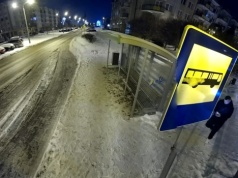 Nocny fighter pomylił ring z przystankiem? Teraz jego wyczyny są w internecie