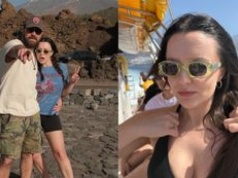 RZADKI WIDOK: Lanberry przesyła pozdrowienia z Teneryfy i pozuje u boku NARZECZONEGO. "Cudowne chwile" (FOTO)