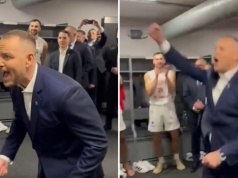 Nawrocki dał czadu po meczu z Łotwą. Nagranie krąży w sieci