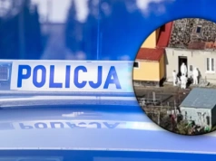 Zbrodnia w spokojnej wsi. Na miejscu śledczy w białych kombinezonach