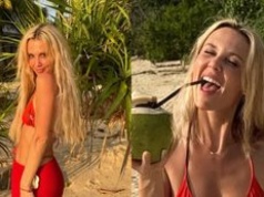 Muśnięta słońcem Kasia Moś pręży zabójczą figurę po ciąży (ZDJĘCIA)