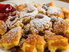 Zamiast jeść w całości, dzielę na kawałki. Ten omlet to uczta dla podniebienia