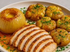 Onion boil z kurczakiem i ziemniaczkami, czyli hit TikToka w obiadowej wersji - według Karoliny Stolarskiej-Bigos