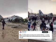 Boliwia: spadł samolot transportujący gotówkę, policja musiała odganiać tłumy