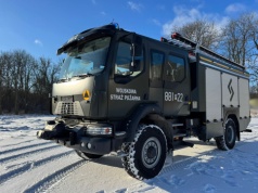 Kolejny nowy wóz trafił do Wojskowej Straży Pożarnej CSWL