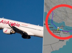 5 godzin i 45 minut w powietrzu donikąd. Samolot Air Arabia wraca do Abu Zabi przez zamknięte niebo nad Iranem