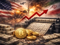 Hayes: Wojna z Iranem wymusi druk dolarów? „To sygnał do kupna Bitcoina”