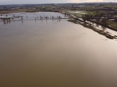 Żuławy znów pod wodą. "Jeżeli ta woda będzie się utrzymywała, to z tych zasiewów już nic nie zostanie"