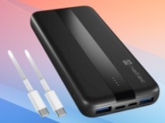 Powerbank Natec Trevi Slim Q V2 10000 mAh z kablem USB-C i power delivery za 29,99 zł w x-kom