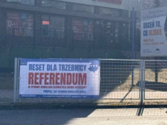 Referendum. Na mieście pojawiły się banery i darmowa gazetka
