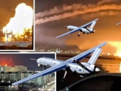 Zaorali ich z morza i powietrza! Potężny nalot zrujnował strategiczny port (WIDEO)