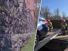 Człuchów: Zapadlisko przy zamku, odkryto nieznane pomieszczenie